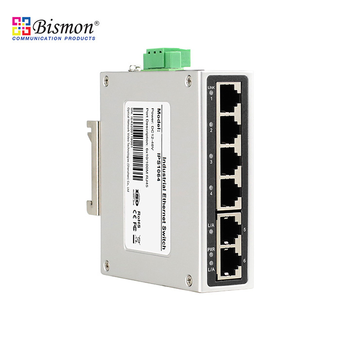 6Port-10-100Base-TX-RJ45-port-Industrial-Ethernet-Switch